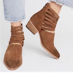 NEW Free People Sloane Ankle Boot Marria Tan